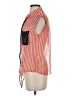 Equipment Polka Dots Red Sleeveless Button-Down Shirt Size XS - photo 5