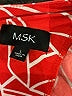 MSK Graphic Orange Cocktail Dress Size L - photo 6
