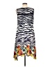 Robbie Bee Graphic Blue Casual Dress Size 12 - photo 2