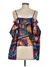 Venus 100% Polyester Blue Sleeveless Blouse Size 4 - photo 2