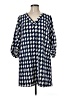 Cato Argyle Blue Casual Dress Size M - photo 1