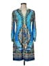 Hale Bob Paisley Blue Casual Dress Size M - photo 1