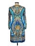 Hale Bob Paisley Blue Casual Dress Size M - photo 2