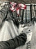 White Mark Argyle Gray Casual Pants Size 3X - photo 4