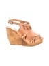 Very Volatile 100% Leather Tan Wedges Size 8 - photo 1