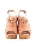 Very Volatile 100% Leather Tan Wedges Size 8 - photo 2