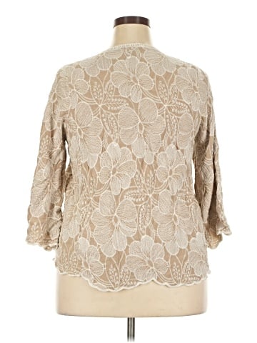 Solitaire 3/4 Sleeve Blouse (view 2)