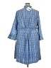 Gretchen Scott Designs 100% Polyester Plaid Blue Casual Dress Size XXL - photo 2