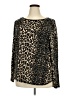 Westbound Animal Print Gold Long Sleeve T-Shirt Size 2X - photo 1