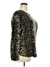Westbound Animal Print Gold Long Sleeve T-Shirt Size 2X - photo 4