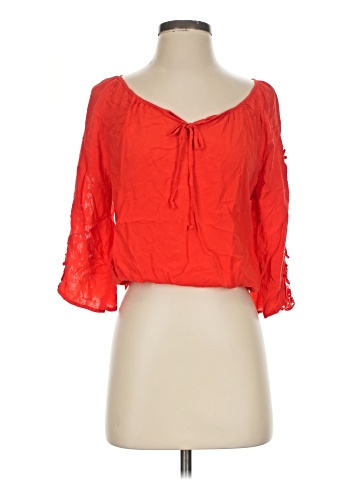 H.I.P. Happening in the Present 3/4 Sleeve Blouse (view 1)
