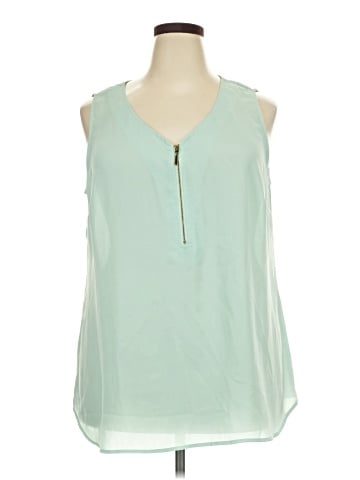 Roz & Ali Sleeveless Blouse (view 1)
