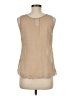 Yoana Baraschi 100% Polyester Tan Sleeveless Blouse Size M - photo 2