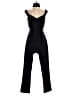 Mustard Seed 100% Polyester Solid Black Jumpsuit Size M - photo 1