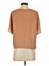 ASOS 100% Polyester Tan Short Sleeve Henley Size 4 - photo 2