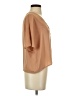 ASOS 100% Polyester Tan Short Sleeve Henley Size 4 - photo 4