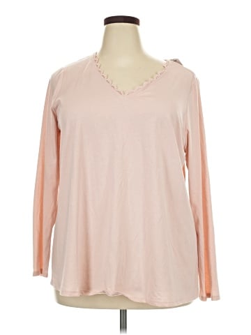Lane Bryant Outlet Long Sleeve T-Shirt (view 1)