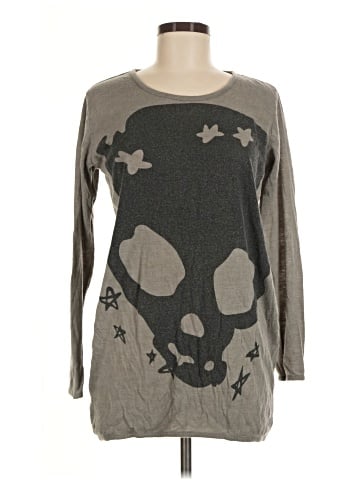 Allegra K Long Sleeve T-Shirt (view 1)