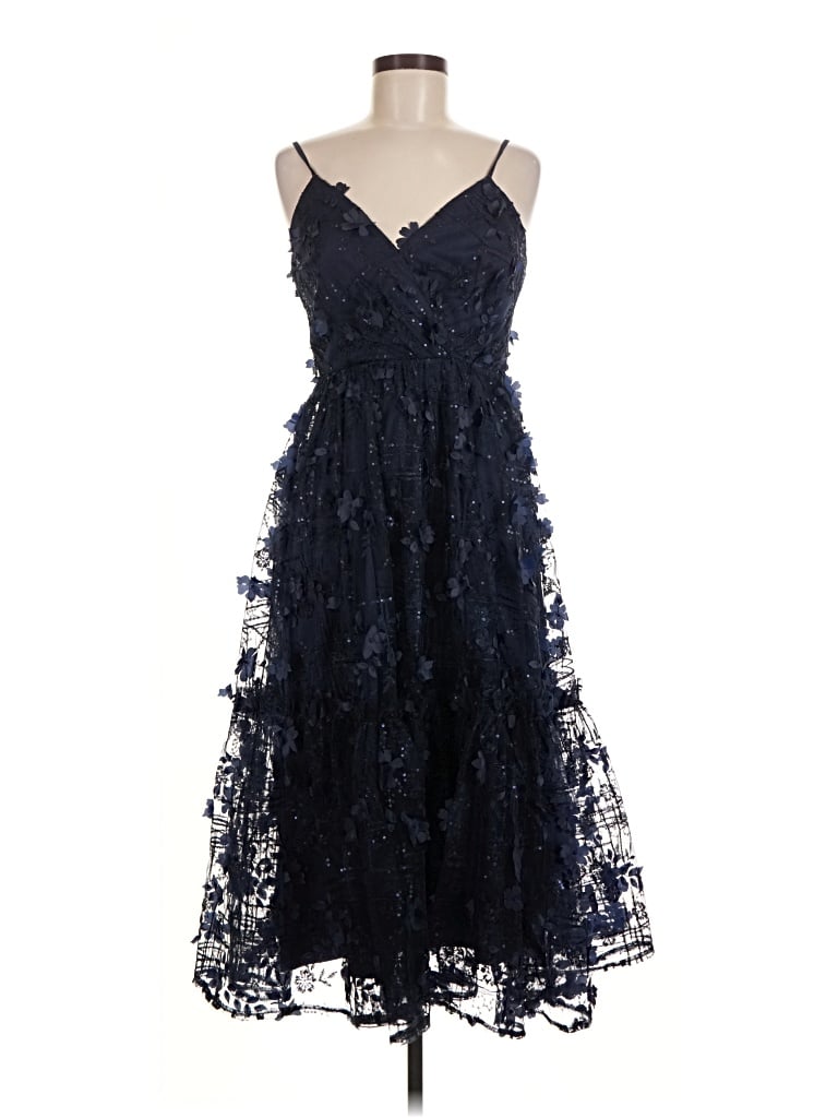 Pre-owned Lulus Cocktail Dress In Blue