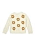 Crewcuts Outlet Hearts Ivory Pullover Sweater Size 4 - 5 - photo 1