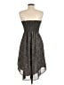 BCBGeneration 100% Polyester Tweed Black Cocktail Dress Size M - photo 2