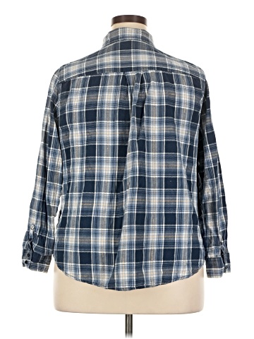 St. John's Bay 3/4 Sleeve Button-Down Shirt (view 2)