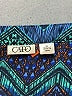 Cato 100% Polyester Chevron-herringbone Blue 3/4 Sleeve Blouse Size XL - photo 7