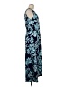 Studio 1 100% Polyester Tropical Blue Casual Dress Size 8 - photo 4