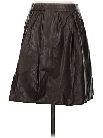 Vince. Leather Skirt (view 1)
