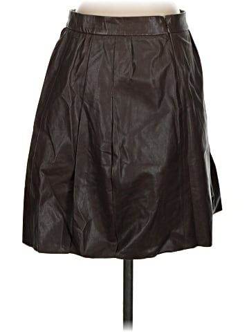 Vince. Leather Skirt (view 2)