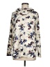 EMALINE Floral Ivory Pullover Hoodie Size M - photo 1