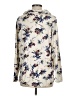 EMALINE Floral Ivory Pullover Hoodie Size M - photo 2
