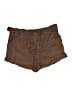 Aerie Solid Brown Khaki Shorts Size L - photo 1