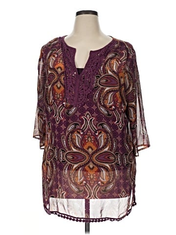 East5th 3/4 Sleeve Blouse (view 1)