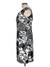 AGB 100% Polyester Paisley Black Casual Dress Size 10 - photo 5