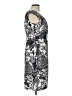 AGB 100% Polyester Paisley Black Casual Dress Size 10 - photo 4