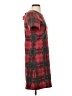 Dudley Stephens 100% Polyester Plaid Red Casual Dress Size S - photo 4