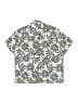 Zara Tropical Silver Short Sleeve Button-Down Shirt Size 9 - 10 - photo 2