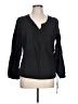 Route 66 100% Cotton Black Long Sleeve Blouse Size L - photo 1