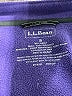 L.L.Bean 100% Polyester Purple Track Jacket Size S - photo 6