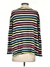 Old Navy Stripes Black Long Sleeve Top Size Sm Maternity - photo 2