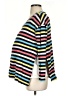 Old Navy Stripes Black Long Sleeve Top Size Sm Maternity - photo 5