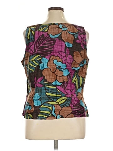 Valerie Stevens Sleeveless Silk Top (view 2)