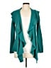 Covington 100% Acrylic Teal Cardigan Size Lg Petite - photo 1