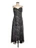 Rampage 100% Polyester Paisley Gray Cocktail Dress Size 9 - photo 1