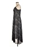 Rampage 100% Polyester Paisley Gray Cocktail Dress Size 9 - photo 5