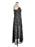 Rampage 100% Polyester Paisley Gray Cocktail Dress Size 9 - photo 4