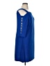 MSK Solid Blue Casual Dress Size XL - photo 4