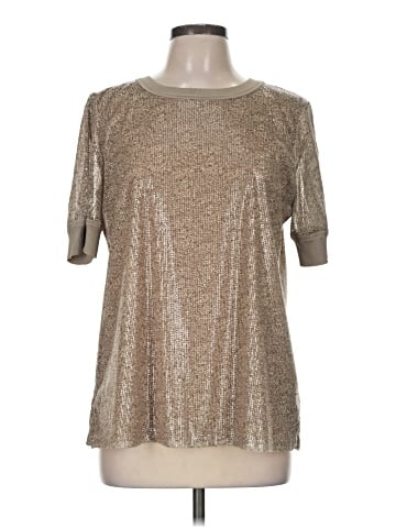 Lafayette 148 New York Short Sleeve Blouse (view 1)