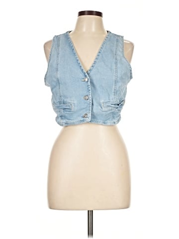 Love Tree Denim Vest (view 1)